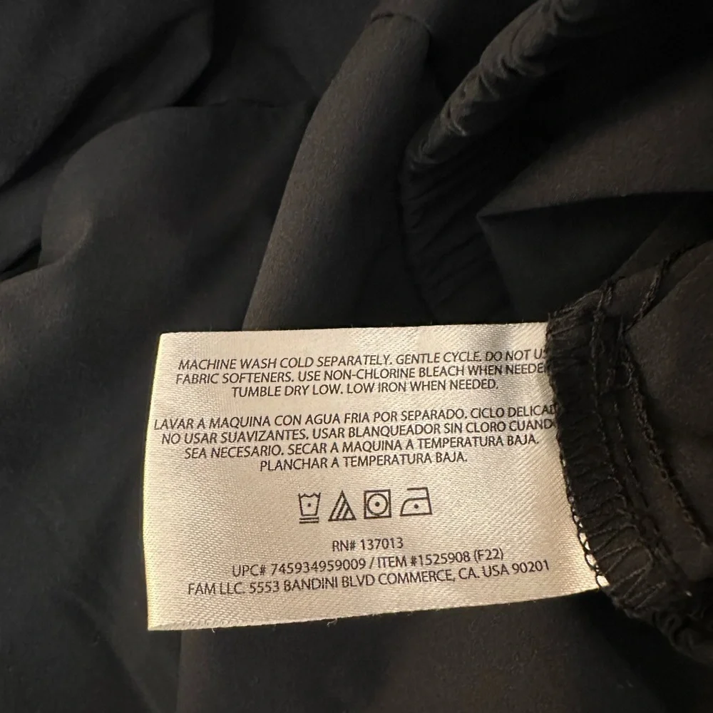Banana Republic‎ Black Tech Joggers Drawstring Pockets Casual Men’s Size Small